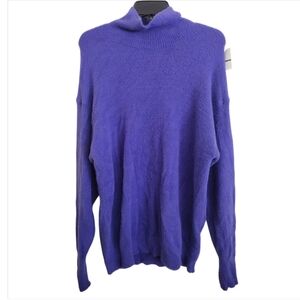 Willfred Free Hush Long Soft Purple Mock Turtleneck Size Small